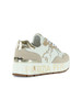 BEIGE | GIRL: Sneakers in pelle e tessuto con para alta