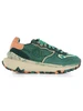 VERDE | Sneakers in pelle e tessuto CHACRONA METTA LINEN
