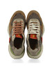 TORTORA | Sneakers in pelle e tessuto CHACRONA LINEN