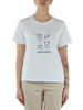 BIANCO/NERO | T-shirt in cotone GOLA con borsa shopper inclusa