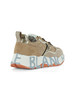 BEIGE | Sneakers CLUB105 in suede e tessuto effetto rafia