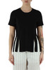 NERO | BETTER: Maglia in misto viscosa con frange