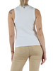 BIANCO | Canotta a costine in cotone stretch