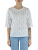 BIANCO | BETTER: T-shirt in cotone con strass
