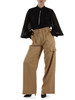NERO | Blusa in mussola con pietre applicate