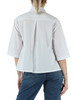 BIANCO | Camicia manica corta in popeline di misto cotone