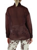 MERLOT | Camicia in organza semitrasparente