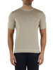 BEIGE | Kurzarmshirt aus ultrafeiner Baumwolle mit Brusttasche