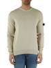 BEIGE | Maglia girocollo in cotone RACE FRS 02