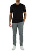 GRIGIO | Pantalone MC-BRAD/2134 Lungo in misto cotone