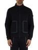 BLU SCURO | Felpa con zip in misto cotone SCOTT Transeasonal