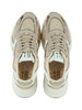 BEIGE | Sneakers DALIA 14 in pelle e pizzo lurex