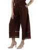 BRAUN | Cropped-Hose aus Stretch-Baumwolle