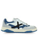 BIANCO/AZZURRO | Sneakers in pelle e mesh TENNEZ MAN 07