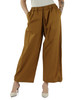 MARRONE CHIARO | Pantalone OGLIASTRA in popeline di cotone