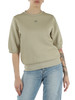 BEIGE | Kurzarm-Sweatshirt aus Baumwollmischung