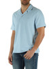 CELESTE | Polo Classic fit in jersey di cotone testurizzato