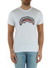 WEISS | T-shirt SCRIBBLE EMBROIDERY SHARK Regular Fit