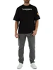 NERO | T-shirt oversize in cotone WTF SKULL