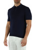 Dunkelblau | Polo aus Baumwolljersey FIVE26