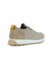 BEIGE | Sneakers slip on in tessuto e suede