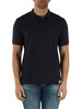 BLU SCURO | Polo derby in cotone piquet TENDER 01