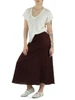 BIANCO | T-shirt collo a V in lino ARENDAL