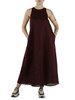 BRAUN | Ausgestelltes Leinenkleid UKARA