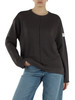 DUNKELGRAU | Oversize-Sweatshirt aus gebürsteter Baumwolle ANKARA