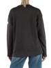 DUNKELGRAU | Oversize-Sweatshirt aus gebürsteter Baumwolle ANKARA