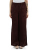 BRAUN | MOSSI weite Leinenhose