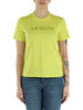 LIMETTE | Boxy Regular T-Shirt aus Baumwolle mit Pailletten-Logo