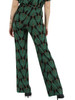 VERDE | Pantalone stampato in jersey di viscosa stretch