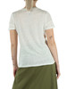 OFF WHITE | Leinen-T-Shirt mit gesticktem Frontlogo