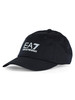 BLU SCURO | Cappello in cotone con ricamo logo frontale