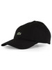 NERO | Cappellino in cotone con patch logo frontale