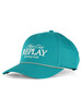 VERDE ACQUA | MCCC Collection:: Cappello in cotone con ricamo logo