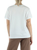 BIANCO | T-shirt in cotone con ricamo logo frontale