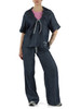 BLU | Pantaloni in denim leggero Indigo di lyocell e lino