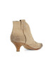 BEIGE | Tronchetto in suede effetto coccodrillo