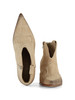 BEIGE | Tronchetto in suede effetto coccodrillo