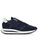 BLU SCURO | Sneakers in pelle e tessuto TROPEZ HAUTE LOW