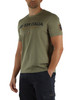 VERDE MILITARE | T-shirt in cotone Regular fit con patch logo