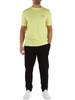 GIALLO | T-shirt in cotone stretch con scritta logo
