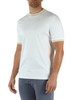 BIANCO | T-shirt slim fit in cotone mercerizzato