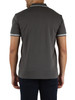 GRIGIO SCURO | Polo regular fit in cotone piquet