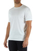 BIANCO | PORSCHE X BOSS: T-shirt in cotone con stampa logo a rilievo