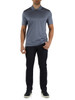 BLU CHIARO | Polo con zip in lyocell e cotone
