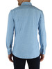 AZZURRO | Camicia slim fit performance stretch