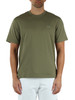 VERDE MILITARE | T-shirt in cotone Classic fit con patch logo